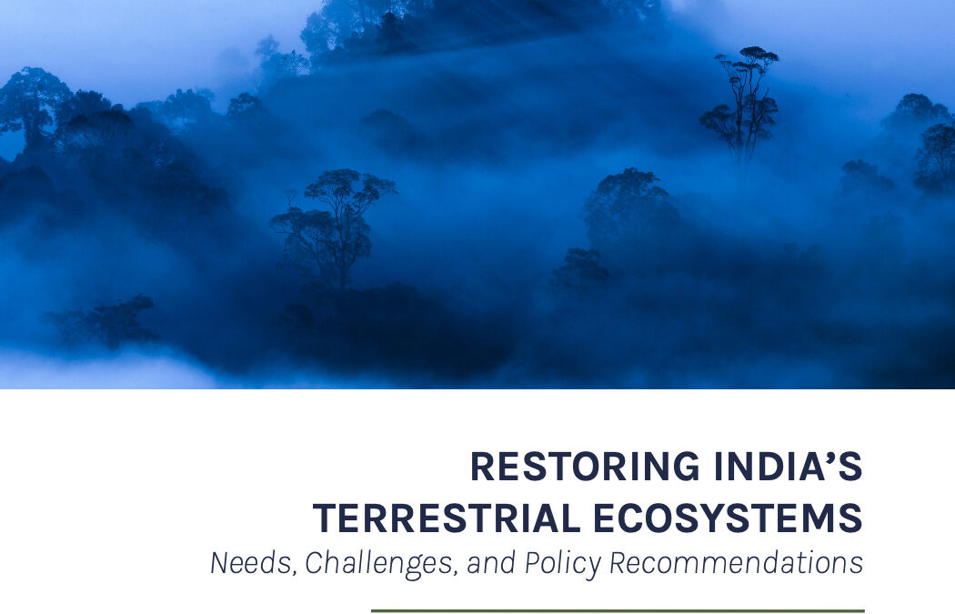 Restoring India’s Terrestrial Ecosystems – Needs, Challenges, and Policy Recommendations